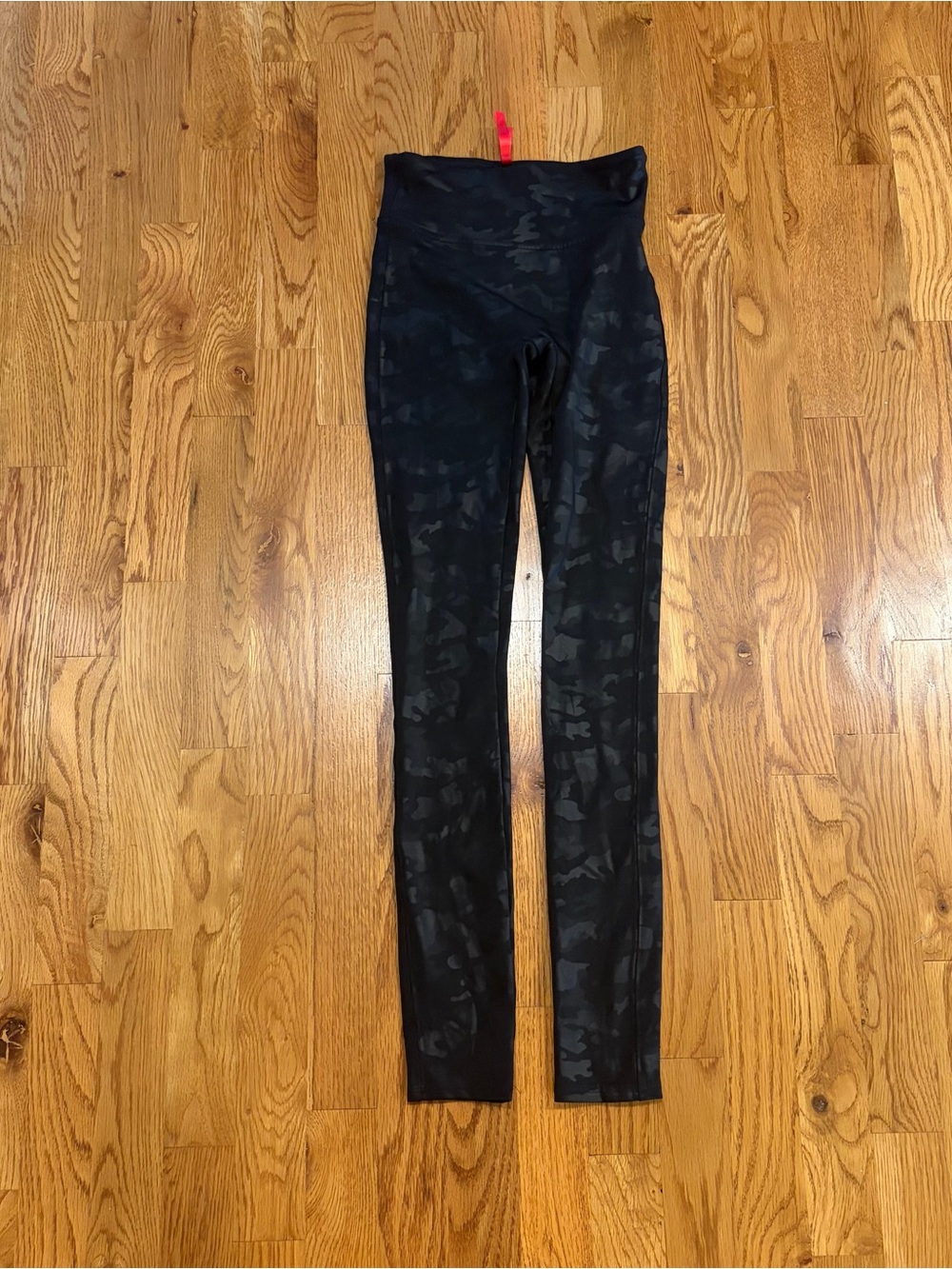 SPANX Black Camo Leggings Size XS